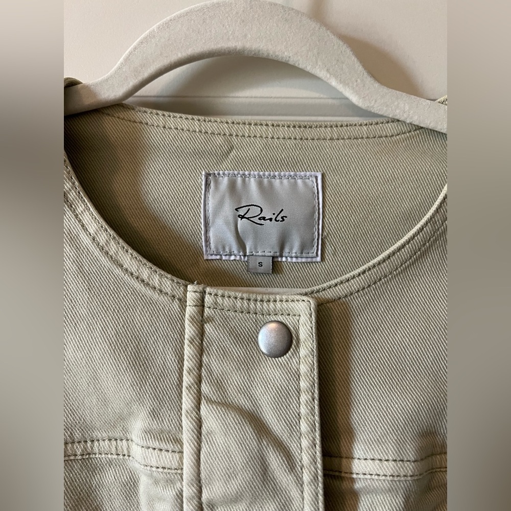 Rails Bessie Romper In Sage Dust Size S - Picture 4 of 6